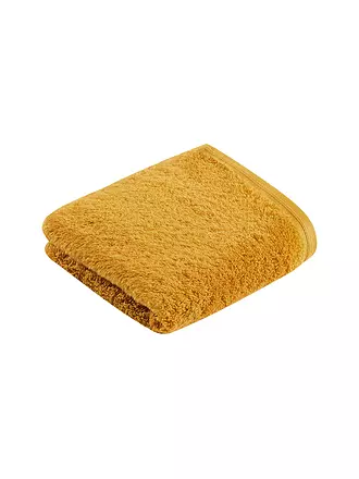 VOSSEN | Gästetuch VEGAN LIFE 40x60cm Bleu Marine | senf